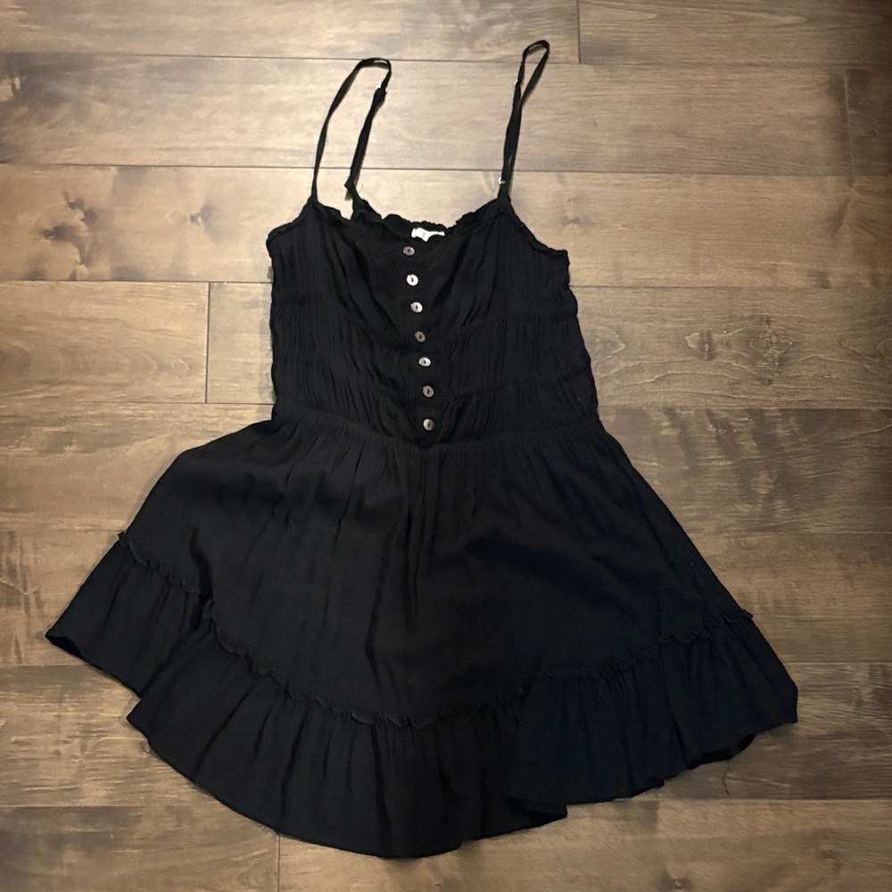 Elegant Black Backless Dress